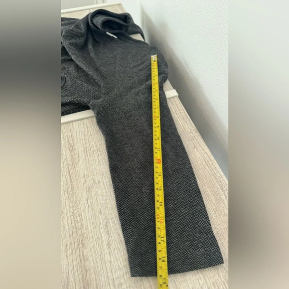 J.Jill Ponte Knit Chevron Shift Mini Dress Tunic Top Comfy Soft Size Large - Picture 5 of 9